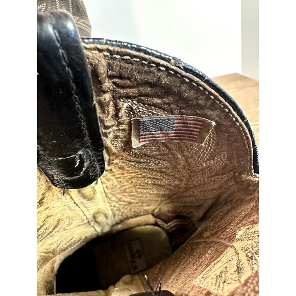 Double H Leather Cowboy Boots Mens 9.5 Western Oil Chemical Resistant Rodeo Work main image 6
